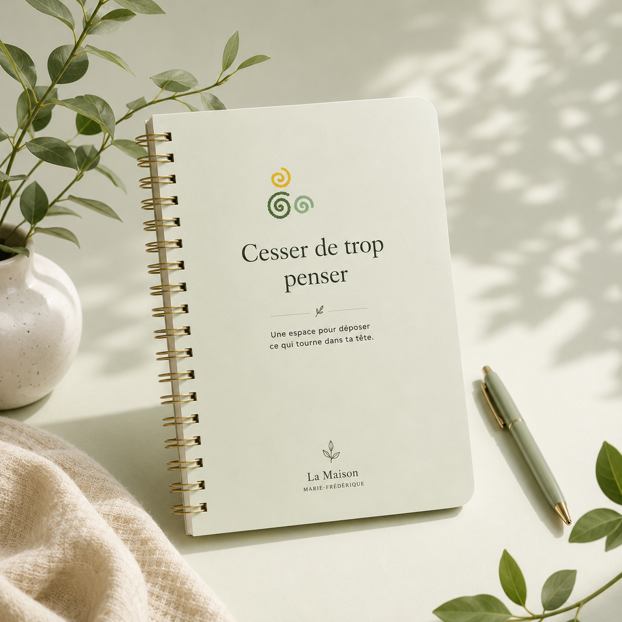 Le cahier "Cesser de trop penser"